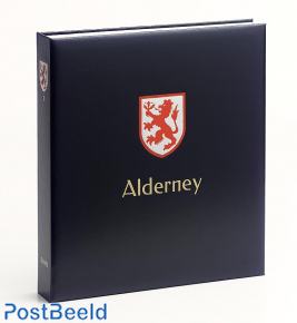 Luxe stamp album Alderney I 1983-2015