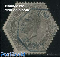 Telegraph stamp 50c, Stamp out of set