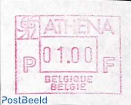 Automat stamp, ATHENA 1v (face value may vary)