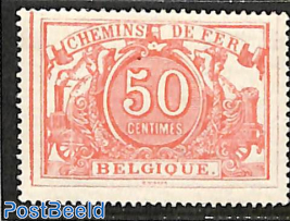 50c, Railway stamp, Stamp out of set