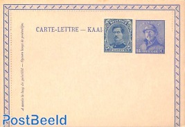 Card letter 25c, uprated with 25c stamp