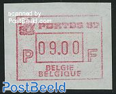 Automat stamp, Portus 87 Gand 1v