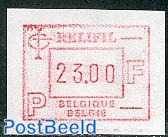Aut. stamp RELIFIL 1v, face value may vary