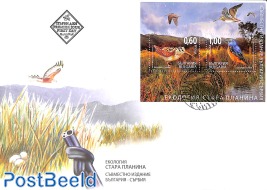 Birds in the Balkans s/s, joint issue Serbia