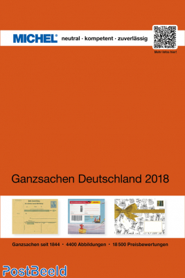 Michel Ganzsachen (postal stationary) Germany, 2018 edition