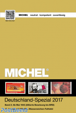 Michel Germany Specialized catalogue Germany part 2 may 1945 until present. 2017 edition