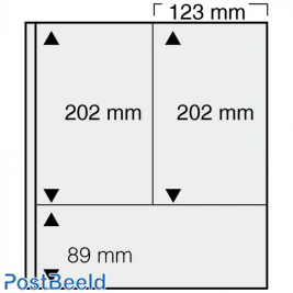 5 pages Safe dual Blanco, 250x89mm+2x123x202mm