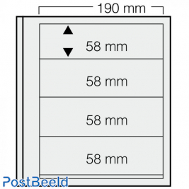 5 pages Safe dual Blanco, 4x190x58mm