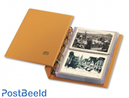 Compact album post cards (145x95mm) brown padded