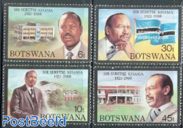 Sir Seretse Khama 4v