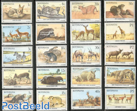 Definitives, animals 20v