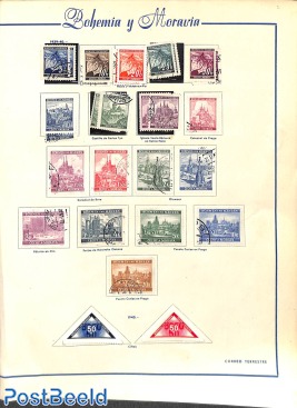 4 pages with Bohemia & Moravia */o