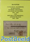 Catalogue/Handbook of Revenues Netherlands Indies Japanese Occupation 1942-1945 and Republic of Indo