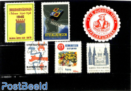 Lot with promotional seals, Sweden