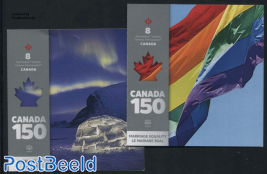 Canada 150 2 booklets