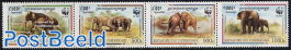 WWF, elephants 4v [:::]