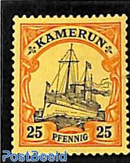 25pf, Kamerun, Stamp out of set
