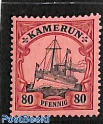 Kamerun, 80pf, Stamp out of set