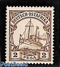 Ostafrika, 2P, Stamp out of set