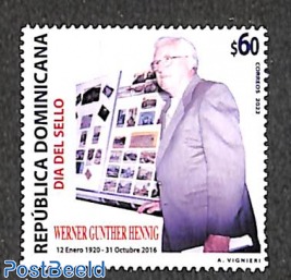 Stamp day, Werner Gunther Hennig 1v