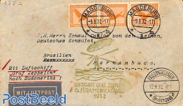 Zeppelin post to Brazil