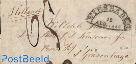 Small folding letter from Wiesbaden to 's Gravenhage