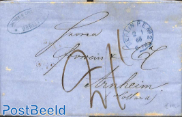 Folding letter from Berlin to Arnhem (NL)