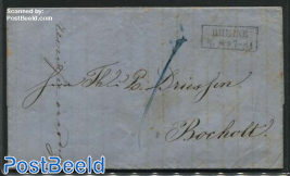 Letter from Rheine to Bocholt