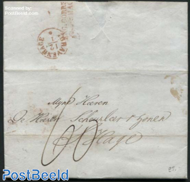 Letter from London to s-Gravenhage (Postmark: Eng. Corresp. Over s-Gravenh.)