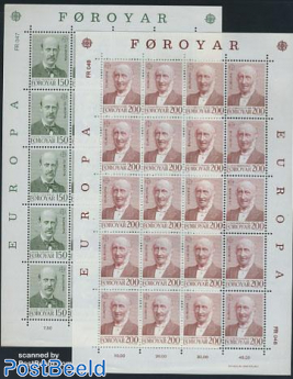 Europa 2 minisheets (= 20 sets)