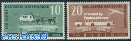 Baden, Stamp centenary 2v