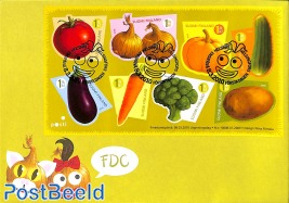 Vegetables 8v s-a in booklet