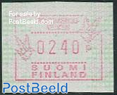 Automat stamp 1v, (denomination may vary)