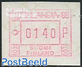 Automat stamp, Finland (denomination may vary)
