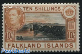 10Sh, Deception Island, Stamp out of set