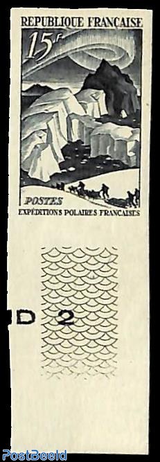 Polar expeditions 1v, imperforated