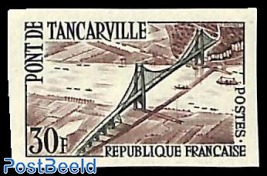 Tancarville bridge 1v, imperforated