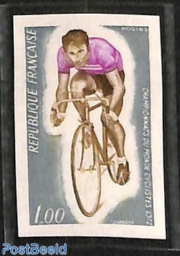 WC Cycling 1v, imperforated