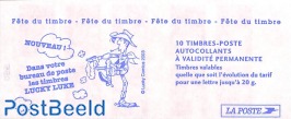 Lucky Luke, Booklet 10x timbre rouge s-a