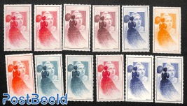 12 promotional seals  (not valid for postage)