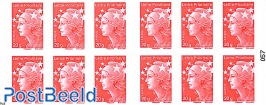 Le livre des timbres 2012, Booklet 12x Lettre Prioritaire
