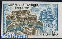 Port Louis 1v imperforated