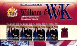 William & Kate royal engagement m/s