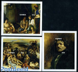Delacroix paintings 3 s/s
