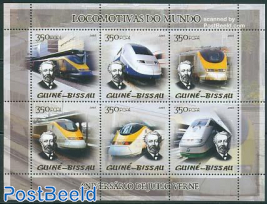 Jules Verne 6v m/s, modern locomotives