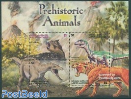 Preh. animals 4v m/s, Psitticosaurus