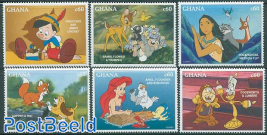 Disney, APS stamp show 6v