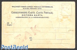 UPU postcard with stamps Bosnia-Herzegowina pictured