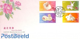 Year of the rabbit 4v