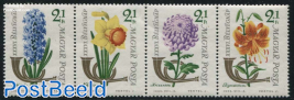 Stamp Day, flowers 4v [:::]